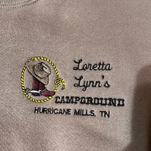 Vintage Loretta Lynn Hurricane Mills sweat shirt. Bought at the gift shop.